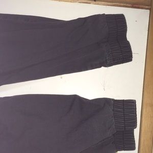 Grey jogger pants